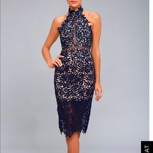 Lulu lace dress. Wore once. Brand new condition